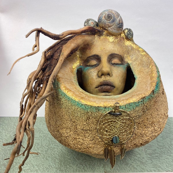 A Dream Within, Monkey Pot Tree Seed Bowl, By Debra Bernier, Shaping Spirit
