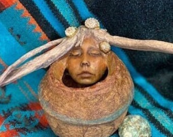 Monkey Pot, Whisper, Tree Seed Bowl, By Debra Bernier, Shaping Spirit
