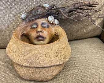 Monkey Pot, Forest Child, Tree Seed Bowl, By Debra Bernier, Shaping Spirit