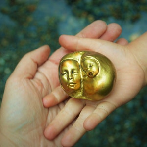 We Were One, Mom & Child Momento, Ornament by Shaping Spirit image 1