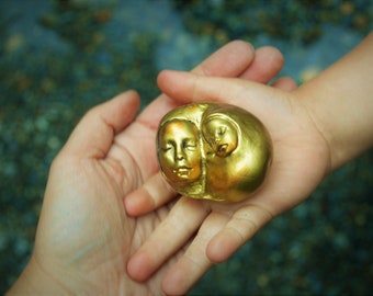 We Were One, Mom & Child Momento, Ornament by Shaping Spirit