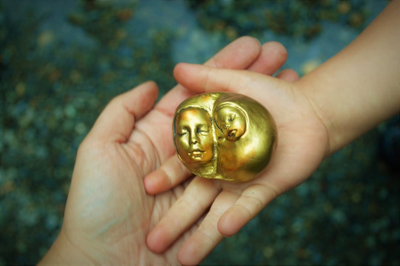 We Were One, Mom & Child Momento, Ornament by Shaping Spirit image 1