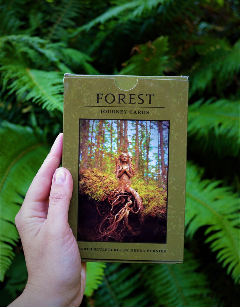 Forest Deck Journey Cards ShapingSpirit Art Collection with Guidance Questions by Debra Bernier