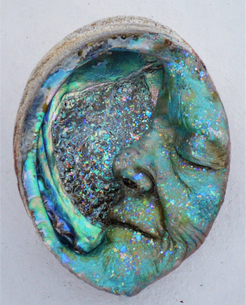 Art Card 5 Pack, Abalone Moon, by Debra Bernier, Shaping Spirit image 3