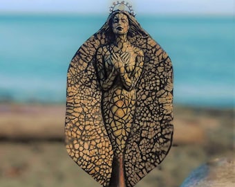A Mystery to be Experienced - Spiritual Nature Art Card - Goddess Greeting Card