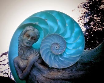 Spiral Fingerprint of The Goddess | Goddess Art Card | Spiritual Greeting Card