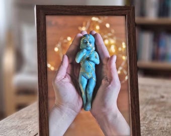 Art Card - Kintsugi Child By Shaping Spirit, Healing Gift & Home Decor