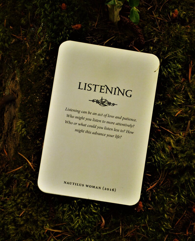 Forest Deck Journey Cards ShapingSpirit Art Collection with Guidance Questions by Debra Bernier