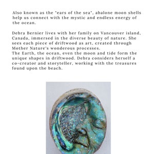 Art Card 5 Pack, Abalone Moon, by Debra Bernier, Shaping Spirit image 2