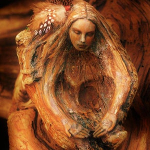 Carte d'art, Medicine Bowl Woman, par Debra Bernier, Shaping Spirit
