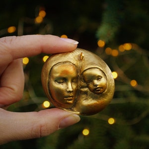 We Were One, Mom & Child Momento, Ornament by Shaping Spirit image 2