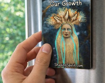 Inspirational Art Magnets - 6 pack by Debra Bernier, Shaping Spirit Sculptures