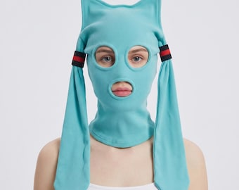 Unisex-Sturmhaube mit Katzenohren | Niedliche Gesichtsmaske mit langen Ohrenklappen für Kostümpartys
