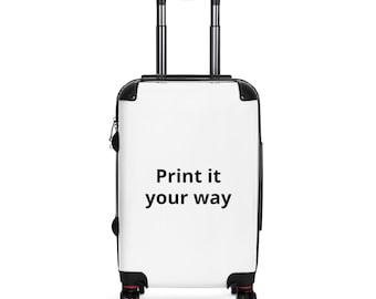 Walizka z nadrukiem | Spersonalizowany bagaż podręczny, nadruk ze zdjęciem lub tekstem