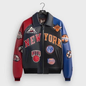 Nba Leather Jacket - Etsy