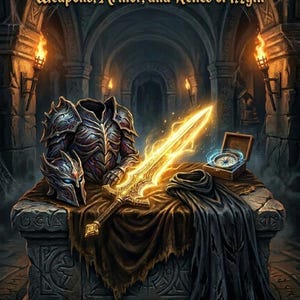 The Legendary Armory D&D 5e Magic Items | 28 Weapons Armor Relics with Lore Quests Plot Hooks | DnD Homebrew Supplement (Digital Download)