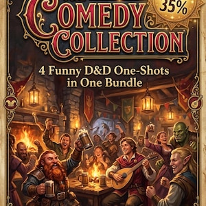 Lot de 4 films D&D amusants – Aventures comiques pour les maîtres du jeu (téléchargement numérique)