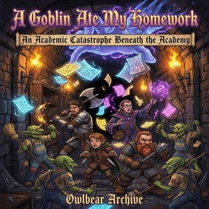 D&D 5e Wizard Academy Goblin Komediäventyr | Nivåer 1-3 One Shot (digital nedladdning)