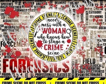 True Crime Tumbler Wrap PNG