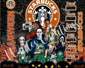 Starbucks horror tumbler wrap