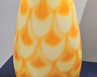 Elme Glasbruk Mid Century 1960s Swedish Art Glass Vase By Carl-Olof Borgarp