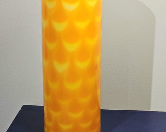 Elme Glasbruk Mid Century Swedish Art Glass Vase By Carl-Olof Borgarp 1960s