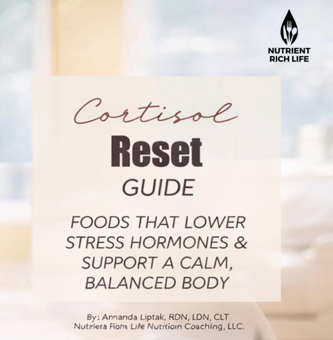 Cortisol Reset Guide for Women | Foods to Lower Stress Hormones | PDF ...