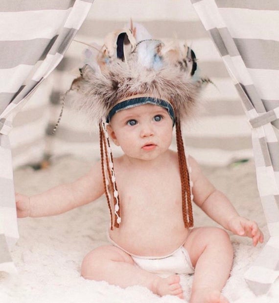 Wild One Birthday Baby Boys Headdress Baby S 1st Birthday Etsy