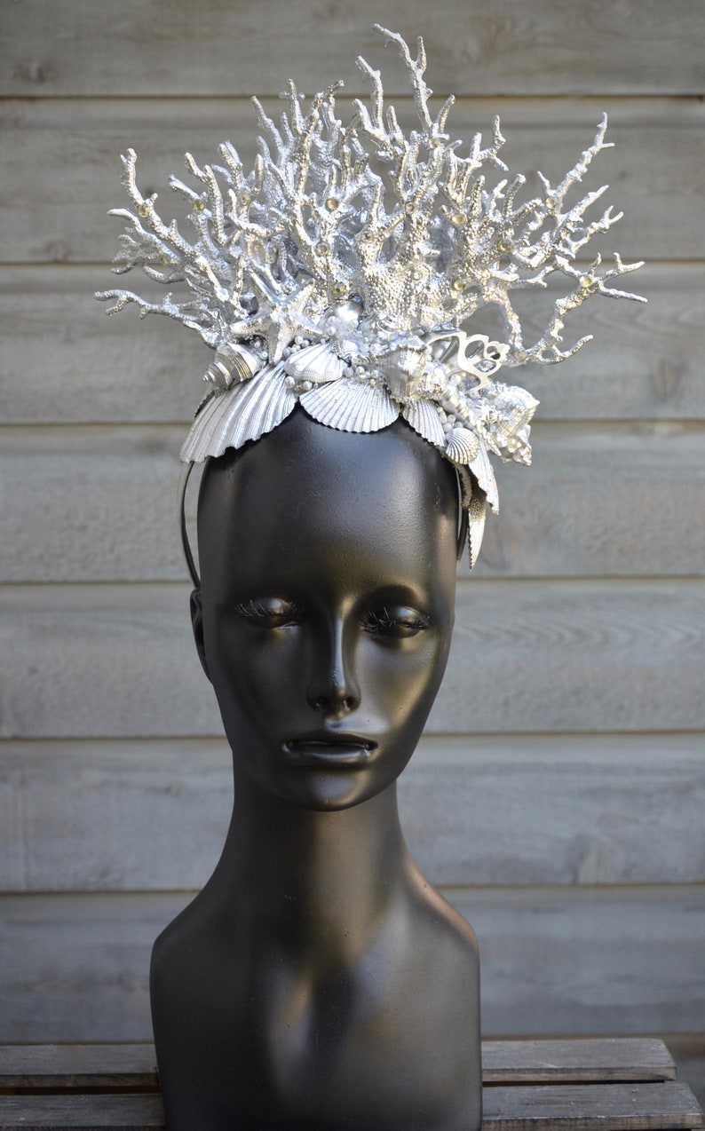 Adult Mermaid Crown Mermaid Headpiece Shell Crown Coral | Etsy