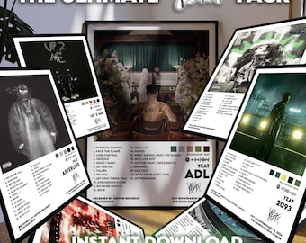 Yeat komplett affischset | Alla 12 album (digital nedladdning)