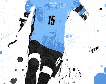 Cocker Spaniel Fussball Poster, Wanddekor Fußball Tribute World Tournament Druck, Fussballfans Legende Einzigartiges Geschenk Modernes Wohndekor