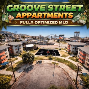 Groove Street Apartment| Fivem mlo | Mlo | Optimized| Roleplay | High quality|