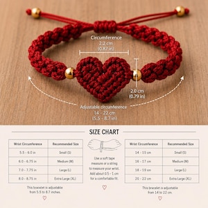 Macrame Heart Bracelet Pattern PDF, Beginner Step-by-Step Tutorial