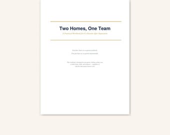 Co-Parenting Workbook Printable PDF | Divorce Coparenting Journal | Parallel Parenting Guide | Custody Communication Tools Separation