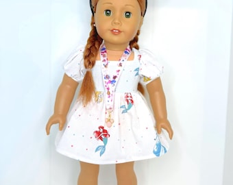 Lanyard met prinsessenspeld voor poppen van 18 inch