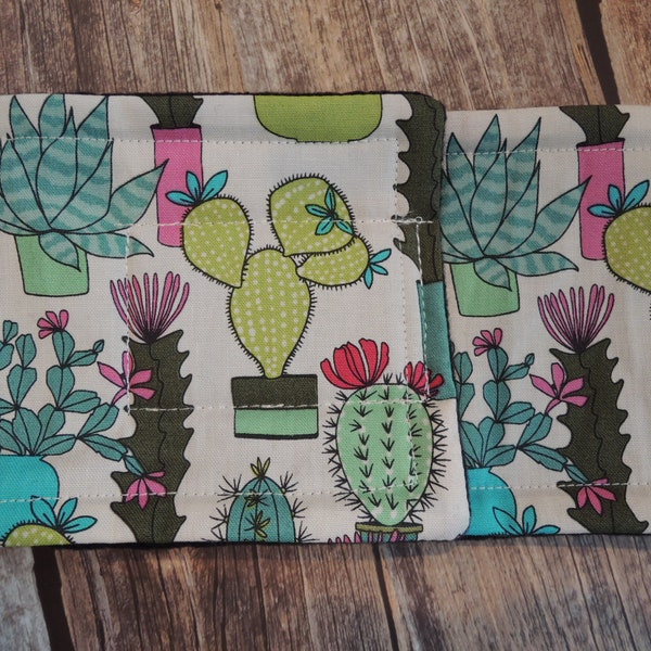 Dog Diaper Belly Band, Cactus Party Fabric, Choose Tapered or Straight, with or without Zorb, Stop Marking, Personalized, Fast Shipping