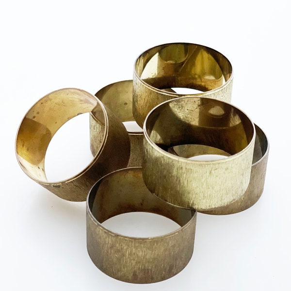 Metal Napkin Rings Etsy
