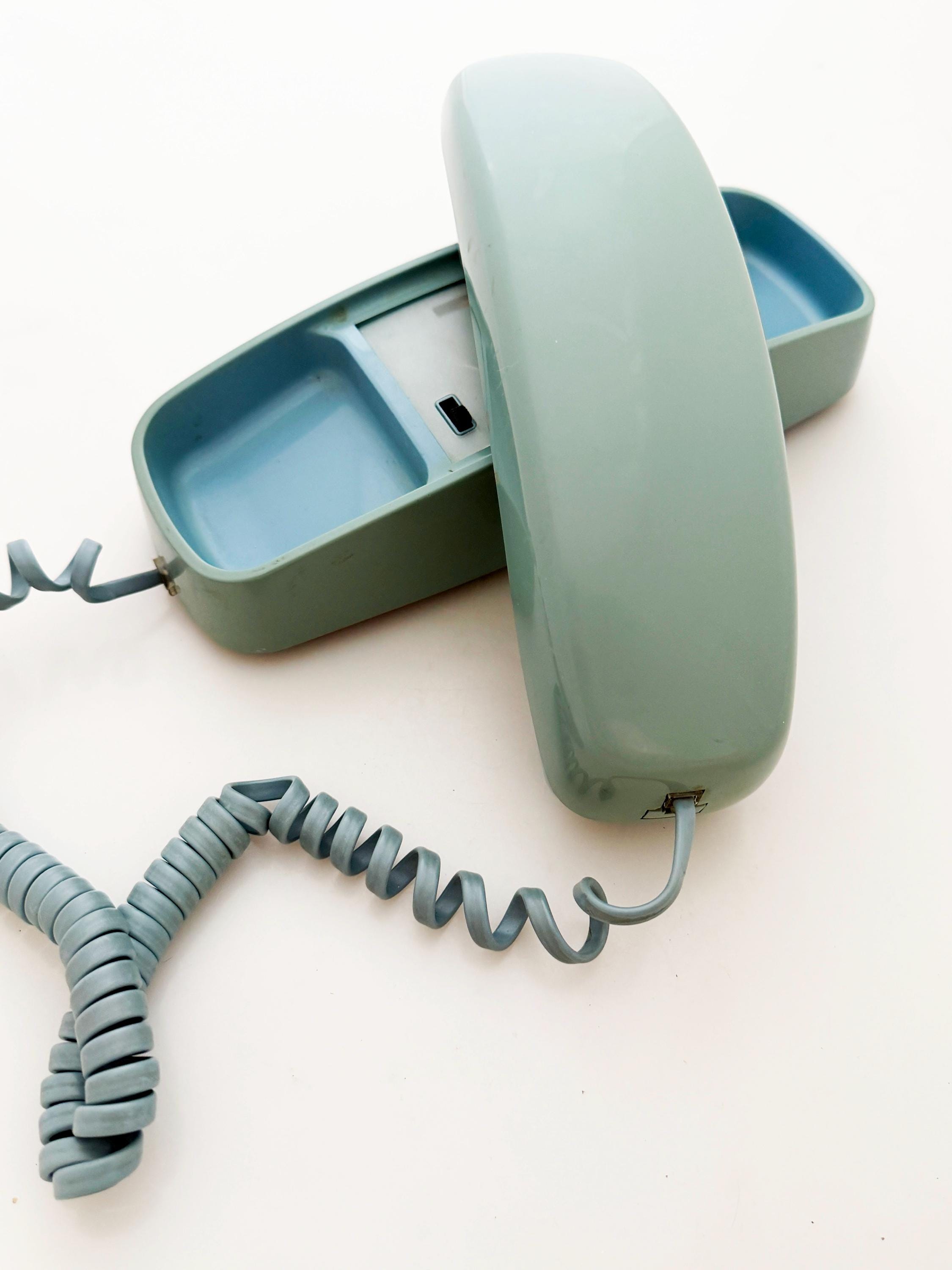 Light Blue Rotary Phone - Etsy