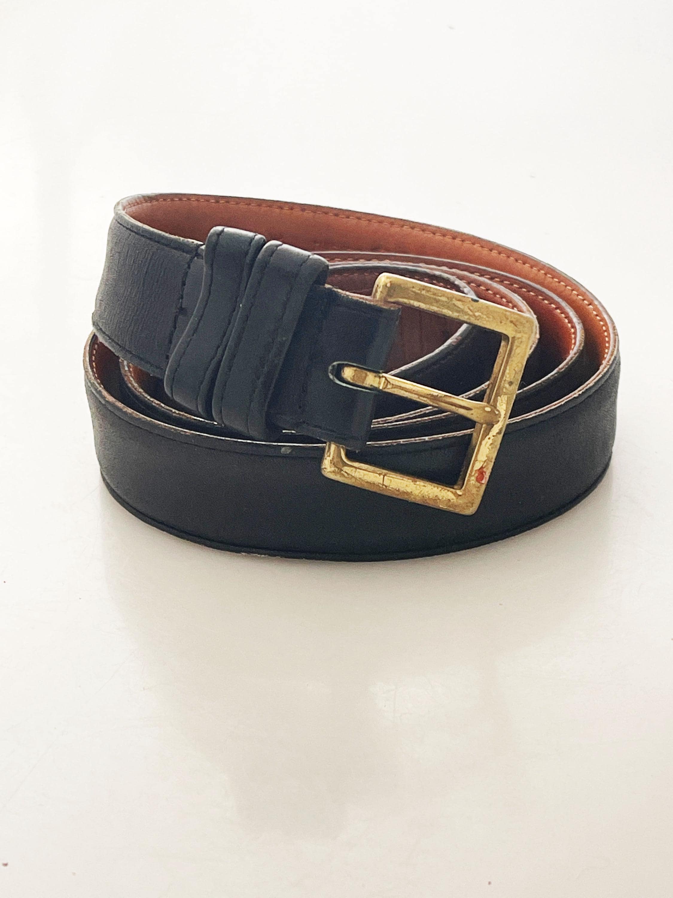 Vintage Coach Belt Black Brass - Etsy display picture 1