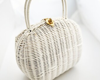 wicker purse