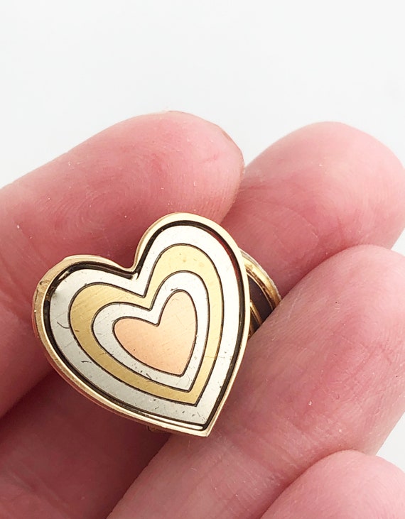 Scatter Pins - Set of three tiny matching heart s… - image 3