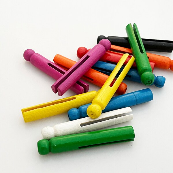 Colored Clothespins Etsy