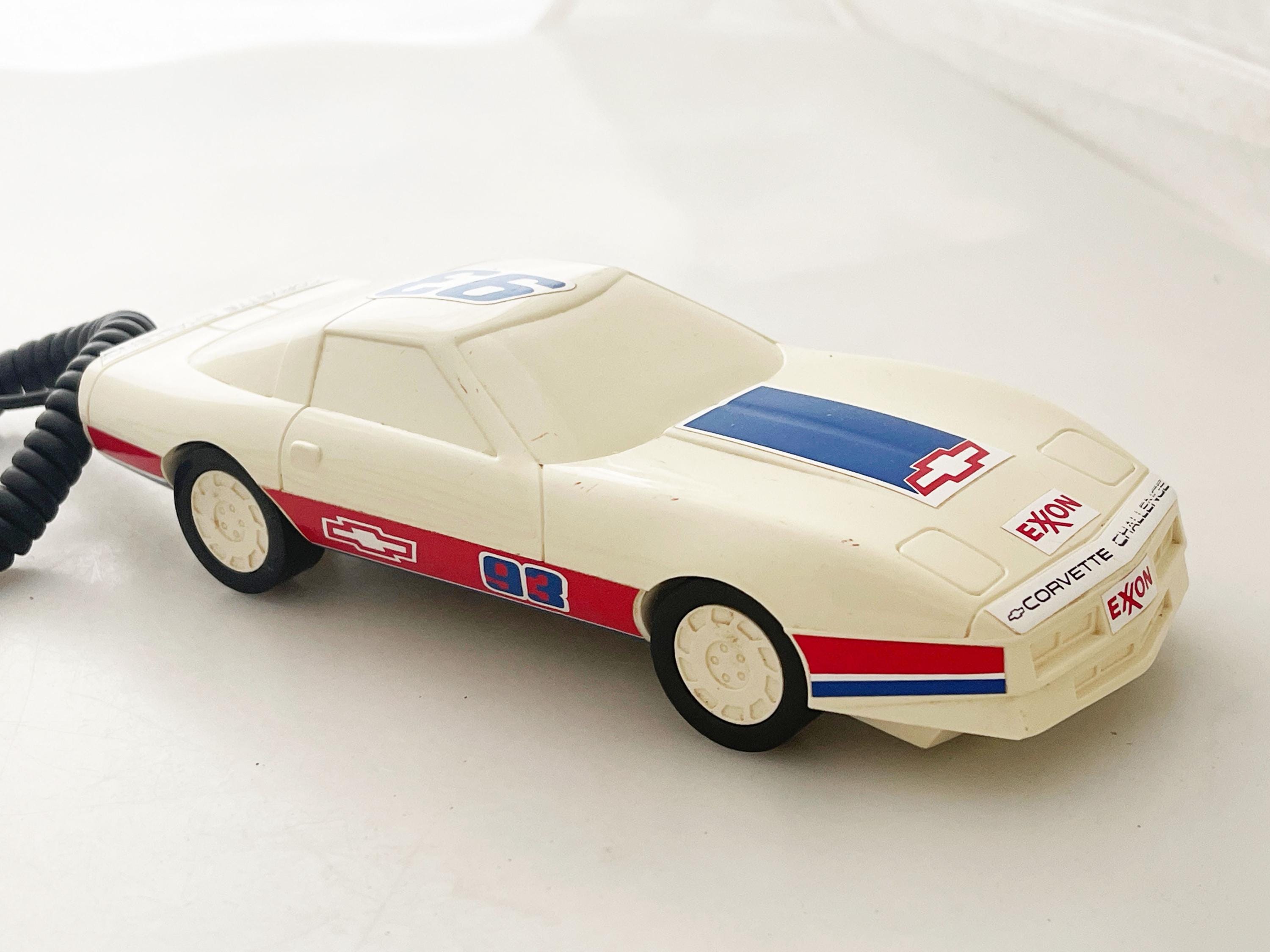 Dial up Phone- Tabletop Corvette Exxon Landline Vintage 80s