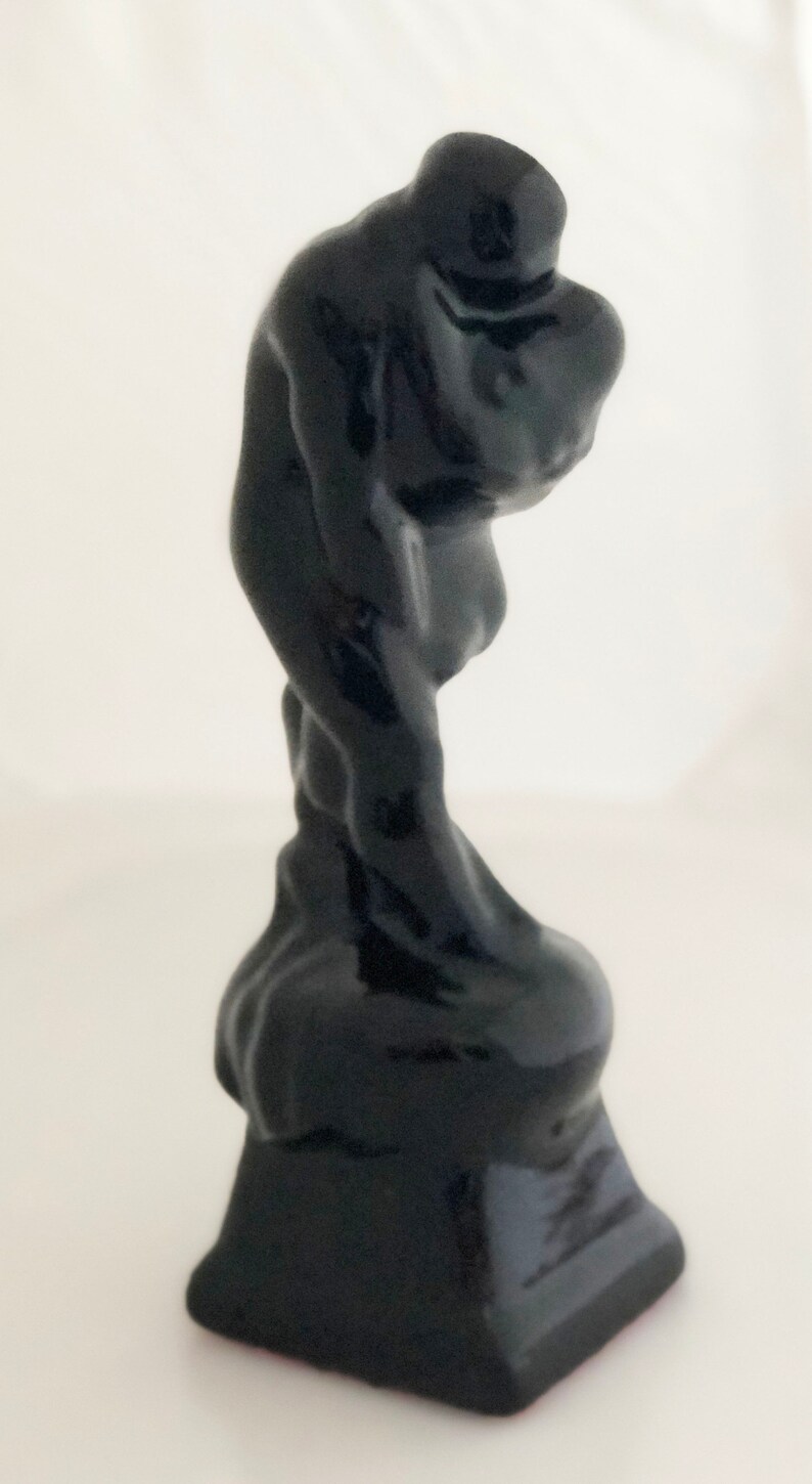 Figurine Embracing Lovers couples kissing 10 inch vintage Etsy