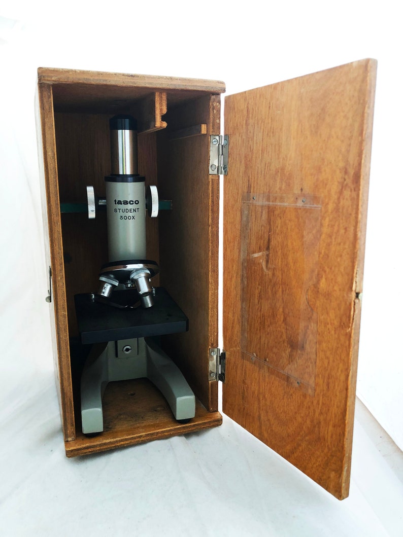 Vintage Tasco Student 800x Telescope with custom wood ...