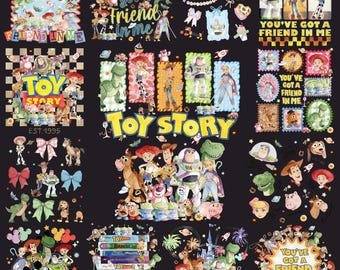 Toy Story PNG Bundle, You’ve Got A Friend In Me Digital Art (Digital Download)