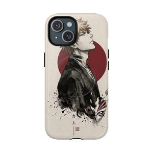 Ichigo Kurosaki Bleach Anime iPhone-hoesje: MagSafe-hoes (aquarelkunst)