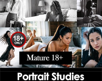 Pacote de Estudos de Retratos – Vol. 1 - Mais de 300 Fotografias de Belas Artes (Download Digital) (Conteúdo para maiores de 18 anos)