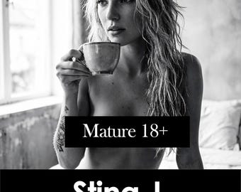 Monochrome Portrait Study – Moody Fine Art Photography (Digital Download) (Mature 18+)