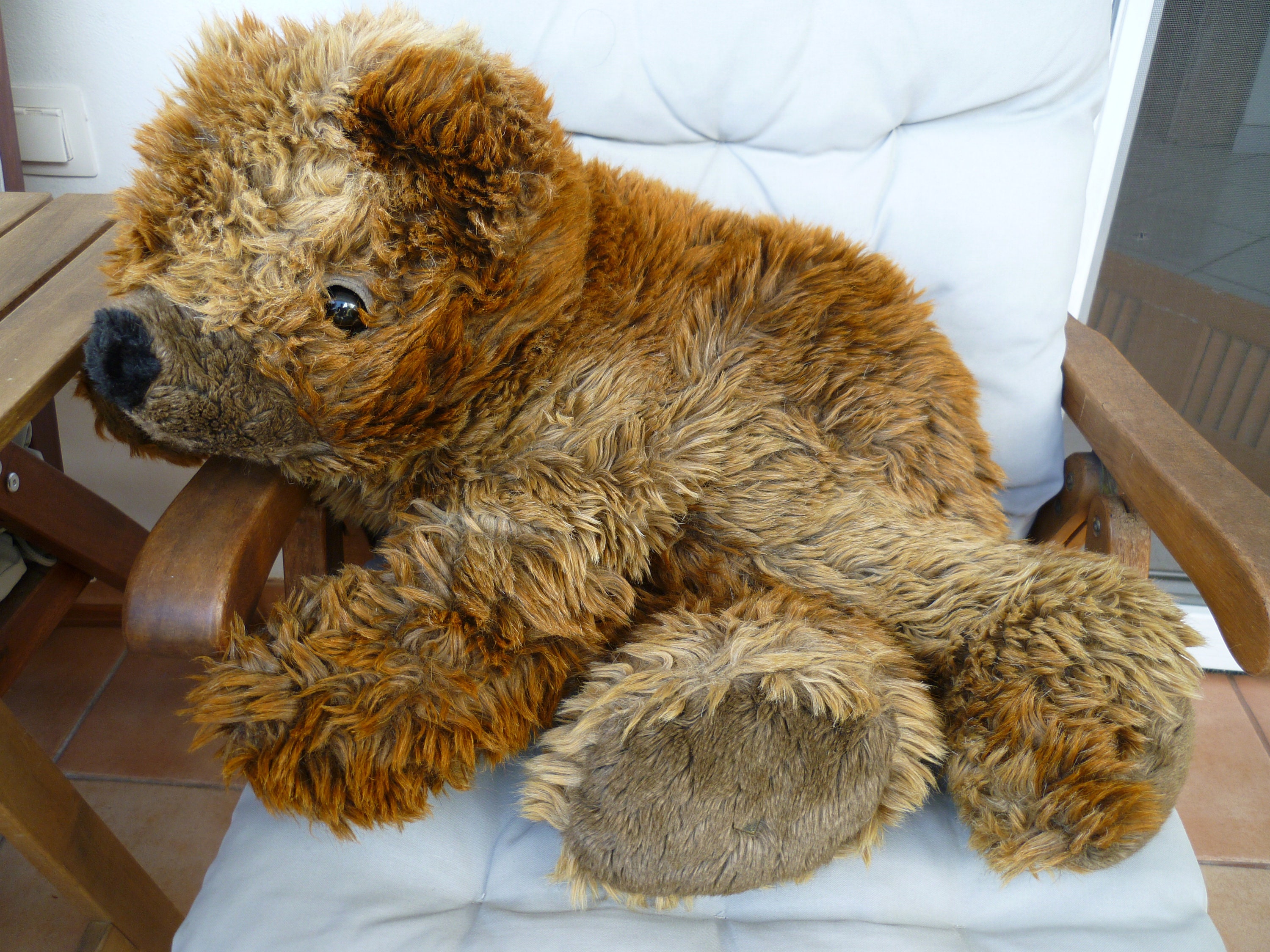 Vintage,sigikid,large,grizzly,plush Teddy Bear,western Germany,27